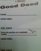 Good Deed Card